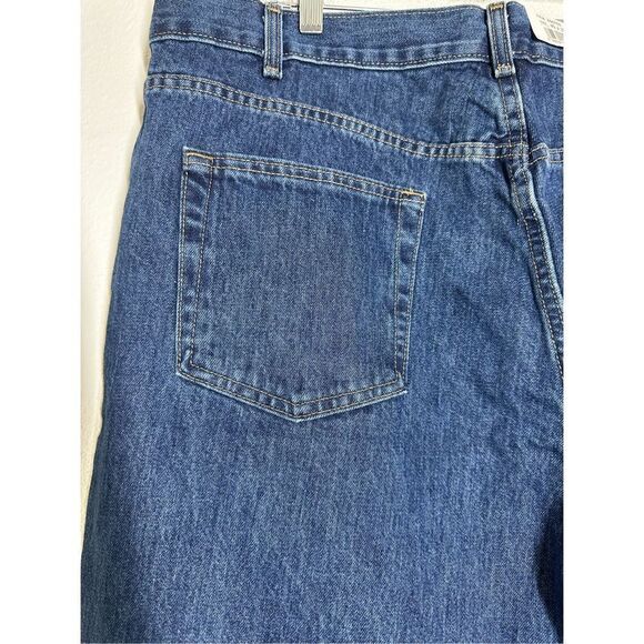 NWT Kirkland Signature Men's Relaxed Straight Leg Blue Denim Jeans Size 40 X 30 - Picture 5 of 10